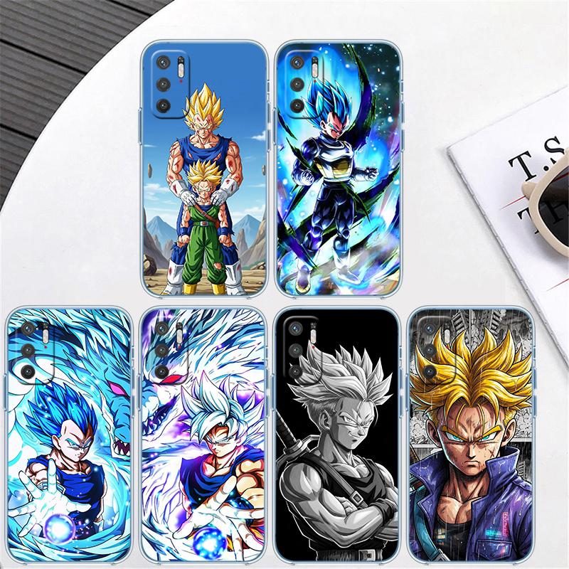 BH22 Dragon Ball Vegeta Transparent Phone Case for Motorola Moto Edge 20 30 40 50 S30 Fusion Ultra Pro Neo Lite + G200 G23