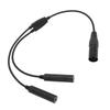 Dual Plug GA Dual Plug Adapter for Airbus 5 Pin XLR Adapter for PJ-068/PJ-055 General Aviation