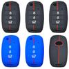 Подходит для Kia Smart Sport K3 Sportage K5 Cerato Propa KX3 складной 3-кнопочный силиконовый чехол для автомобильного ключа с сотовым рисунком