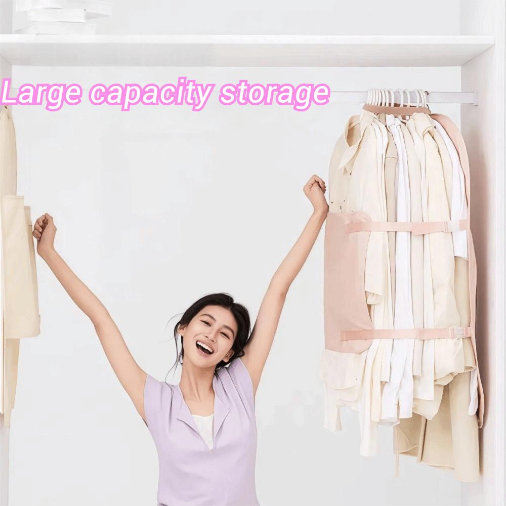Large Capacity Clothing Compression Board Foldable Clothes Dust Cover Garment Bag Cover  For Home