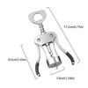 Stainless Steel Wine Corkscrew Spring Loaded Wine Bottles Cork Remover Bottles Opener  Bars