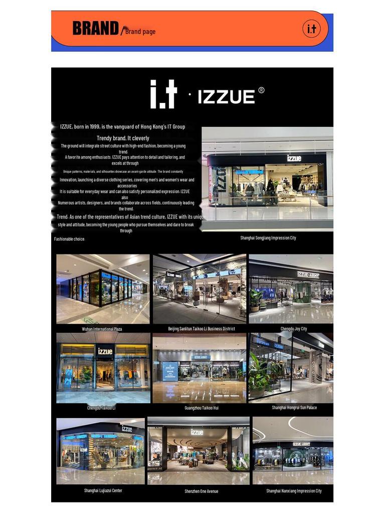 Izzue It Men's Loose Straight-Leg Workwear Casual Pants