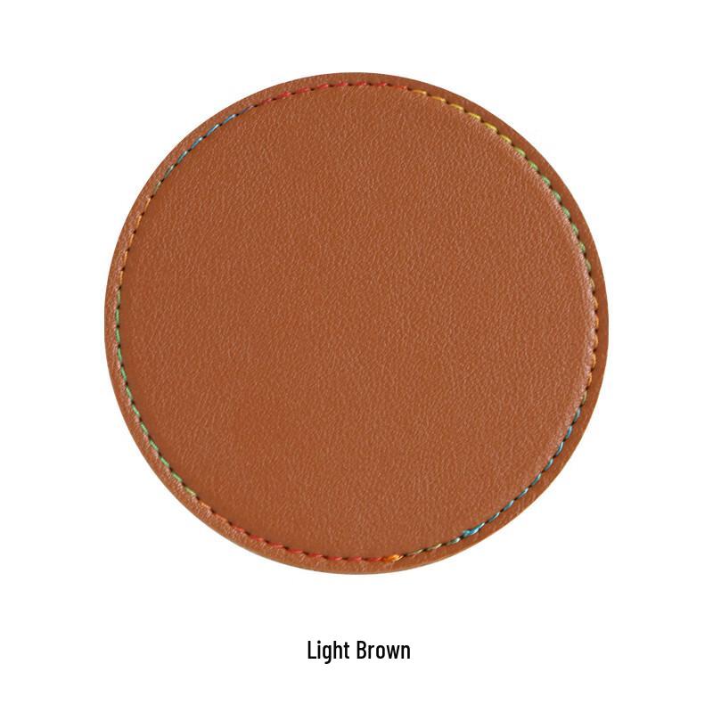 Nordic PU Leather Coaster Set