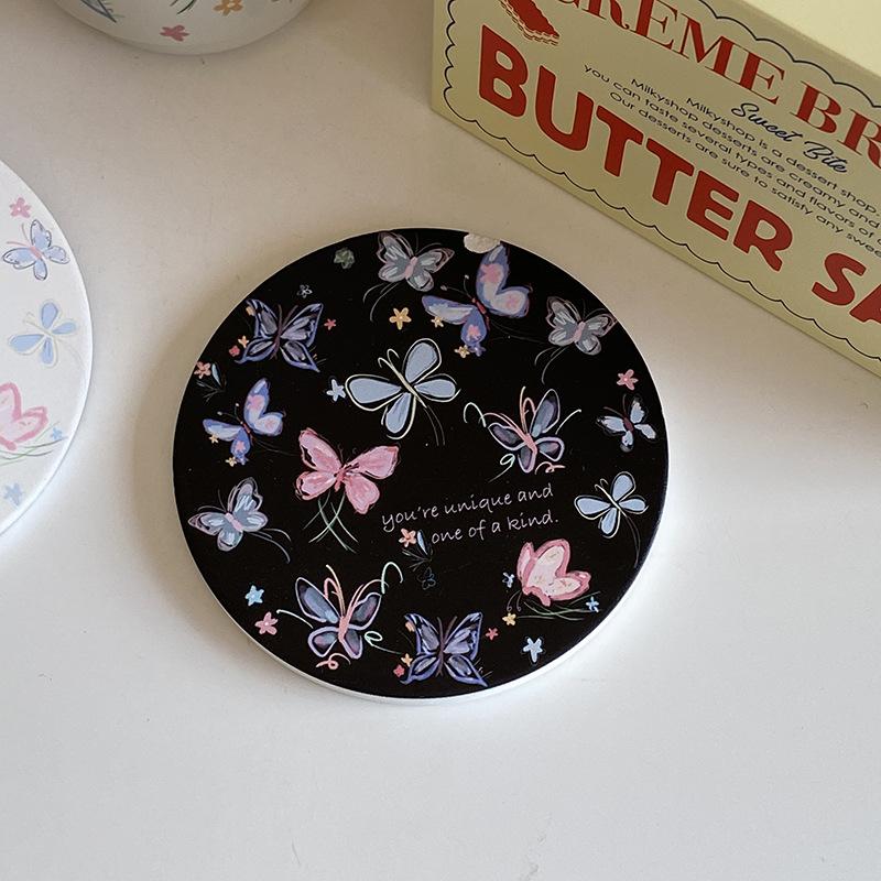 Домашняя атмосфера, Нишевое детское веселье, Весенне-летние расписные линии, Керамическая чашка с бабочкой, Кофейная чашка, Стакан для воды 340М