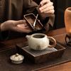 Китайский традиционный керамический чайник, печь Жу, креативный заварник, ретро ручной работы, бытовой набор для чая Кунг-фу, посуда для чая 220 мл