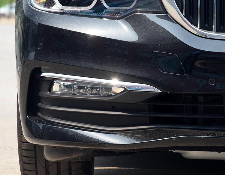 Manshi Front Bumper Decorative & Anti-collision Strip for BMW G38 528Li Fog Light Frame