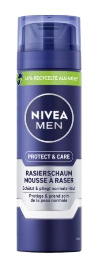 Nivea Men Gentle Shaving Foam - 200ml for Smooth and Comfortable Shaving