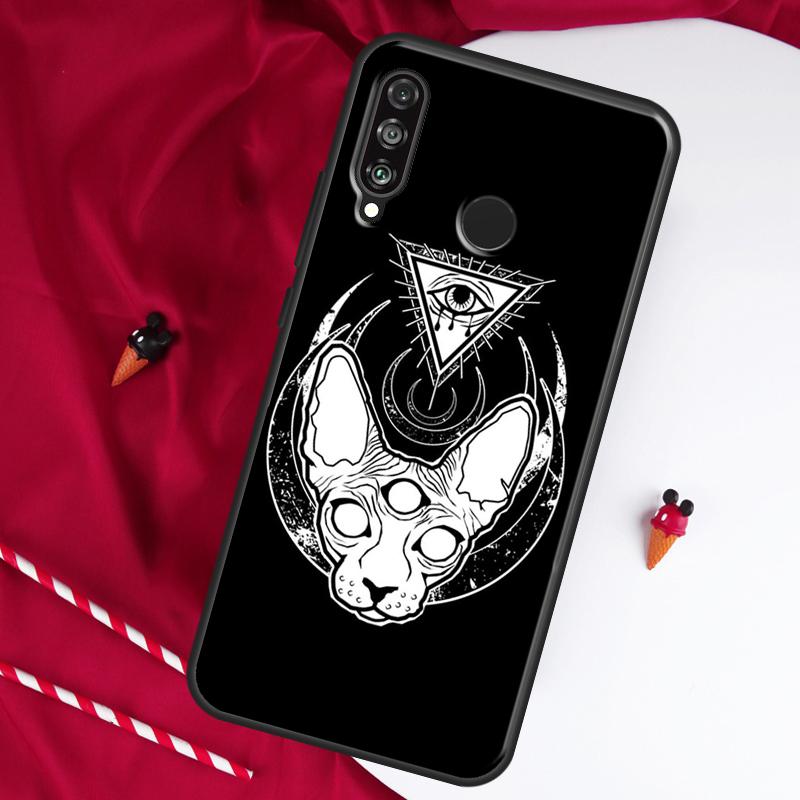 Чехол для Huawei Nova 8i 7i 11i 12i 12s 9 10 SE Y90 Y60 Y70 Y72 Y61 Y91 P30 P40 Lite P60 Pro с рисунком 'Ведьмачество Ведьминый Кот'