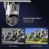 Dual-Lens Solar HD 4G Surveillance Camera with Full-Color Night Vision