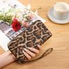 Women's Leopard Print Vintage Long Wallet Clutch Purse Coin Card Holder