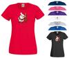 Santa Claus Rudolph T Shirt Red Nose Reindeer Christmas Xmas Gift Women Tee Top