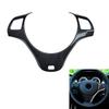 LHD Carbon Fiber Car Steering Wheel Trim For -BMW 3 Series E90 E92 E93 2005-2012 Car Steering Wheel Decoration Cover-M53K