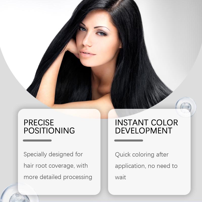 Quick Cover Black Hair Root Stick Waterproof Formula Fast Gray Concealer Pen with Natural Results for Busy Professionals