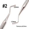 Dental Composite Filling Tool Instrument Filler Spatula Amalgam Plastic Filling Spatula Double Ends Stainless Steel