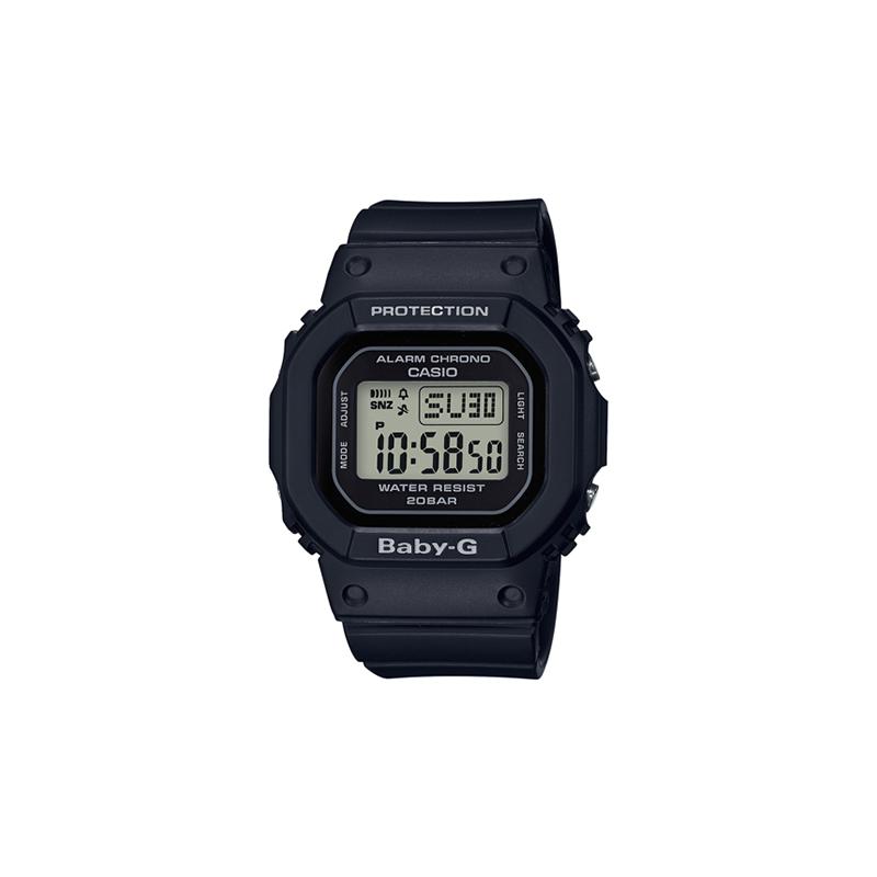 Casio BABY-G Черный Воин Ретро Механизм Кварцевый Механизм Ремешок из Смолы Японские и Корейские Часы Женские Часы Черный Циферблат BGD-560-1PRD