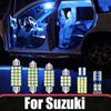 Для Suzuki Vitara LY Grand Vitara Jimny Swift Sport SX4 S-Cross SX4 Автомобильные светодиодные салонные фонари Лампы для чтения Лампочка багажника Аксессуары