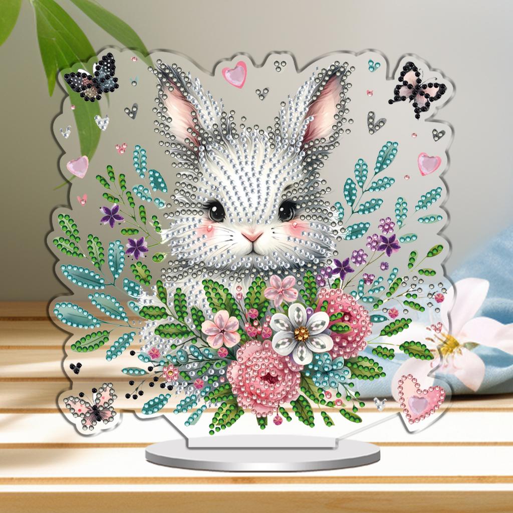 2D Пловотные Животные DIY Алмазная Живопись Настольные Украшения Набор Алмазная Живопись Особой Формы Настольные Украшения Декор для Дома и Офиса
