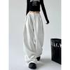 Vintage Baggy Sweatpants Women Spring Autumn Streetwear Y2K Wide Leg Trousers Casual Hip Hop Sports Pants Lady