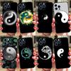 Yin Yang Black White Phone Case For iPhone Samsung Galaxy Redmi Xiaomi Oppo OnePlus Note S A 7 8 9 10 11 12 13 14 20 21 22 23 53 54 Pro Max Plus Ultra