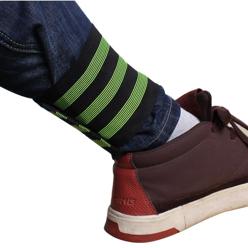 2 пары велосипедных ремней, защитные брюки для велосипеда, ремень для ног, велосипедный ремень, легкая завязка, фиксированные брюки с ночным предупреждением