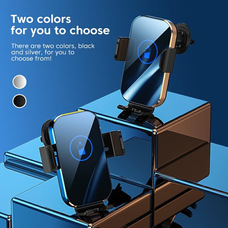 X10 15 Вт беспроводное быстрое зарядное устройство для автомобиля держатель для телефона кронштейн для сотового телефона подставка