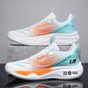 Lightweight Men Low Cut Athletic Shoes Breathable Microfiber Genuine Leather Pu Inner Lace Up Round Toe Daily Walking Athletic Shoes