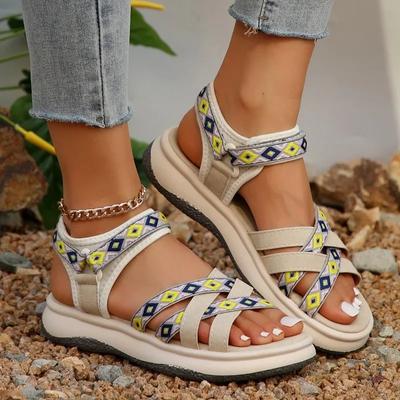 Модная женская обувь 2024 года, брендовые женские сандалии больших размеров, модные повседневные сандалии в тон, женские сандалии на плоской подошве с открытым носком