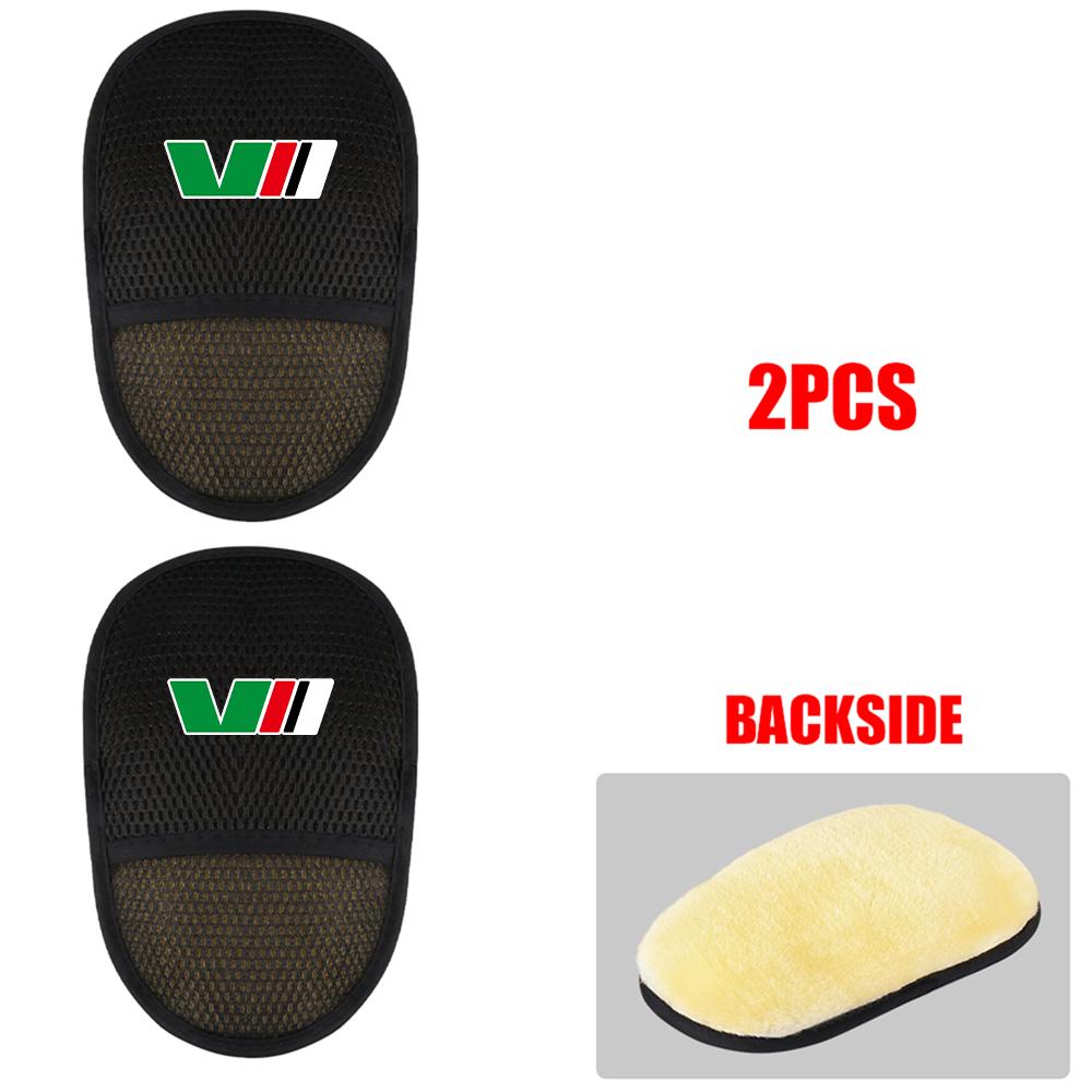 AAAAB1 1/2pc Wool Soft Car Washing Gloves Cleaning Brush Car Wash Tools For Skoda Rapid Scala Kodiaq Fabia Kamiq Karoq Octavia A5 S VII
