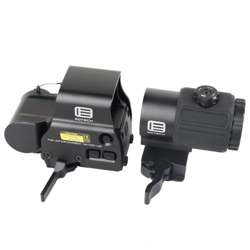 EO EXPS3 with G43 Type Replica Set, Red Dot Sight, Holographic Sight, Magnifier, Mount Spacer, 3x Booster, Engraved Scope (558&G43 BK)