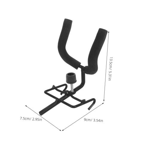 BESPORTBLE Convenient guitar wall hanger hook for acoustic, electric bass guitar, and ukulele. Multifunctional guitar hanger for home use.