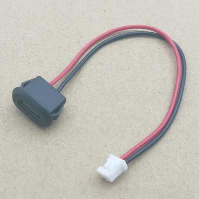 2-контактный 4-контактный разъем USB Type C, гнездо с пряжкой для карты, 3 А, сильноточный разъем для зарядки, разъем USB-C для зарядного устройства, 2P 4P