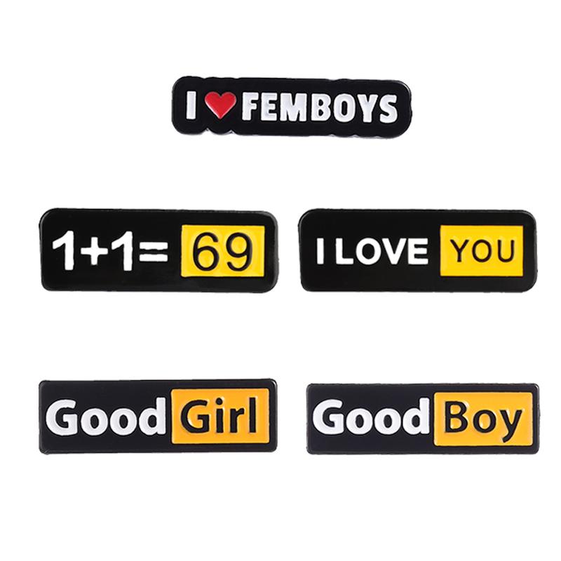Xiaomi 3-7pcs/set Spanish Sticky Notes Motivational Text Enamel Pin Humor Office Satirical Quotes You Are Allowed To Say NO Brooch Pins