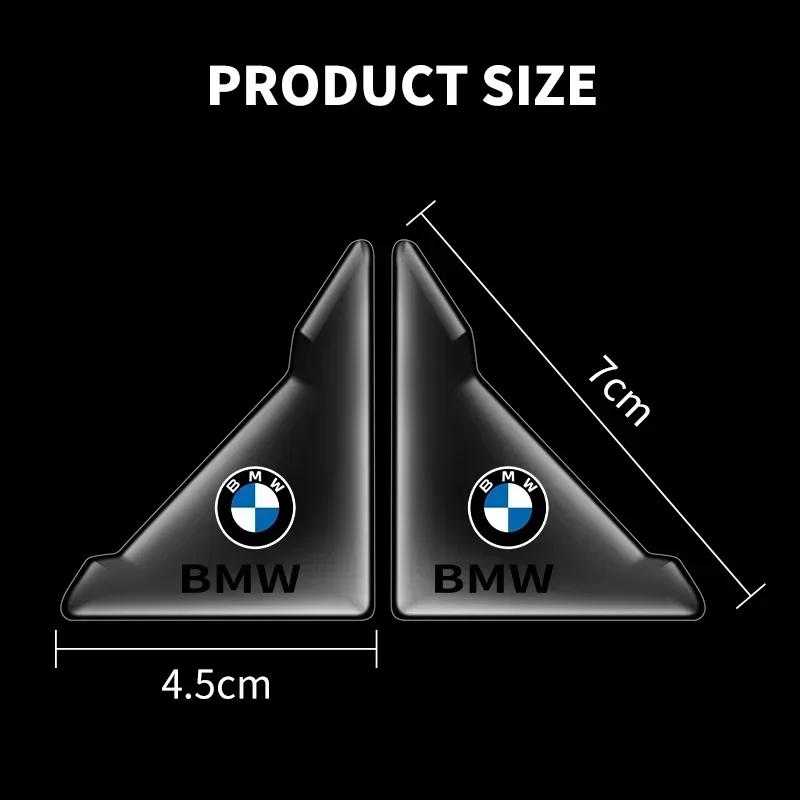 2 шт. Уголок двери автомобиля Защита от столкновений Прозрачная наклейка Для bmw e46 e39 e90 e60 e30 f10 f11 f20 f30 g20 g30 x1 x3 x5 z4