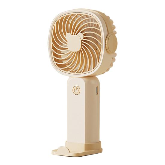 Handheld Fan with 3 Adjustable Speeds Strong Airflow Low Noise Compact Design Portable Table Fan Personal Air Cooler