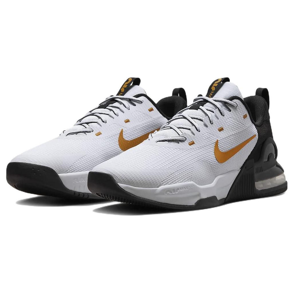 Nike Air Max Alpha Trainer 5 Белое Золото Замшевые Мужские Кроссовки Черные DM0829-101