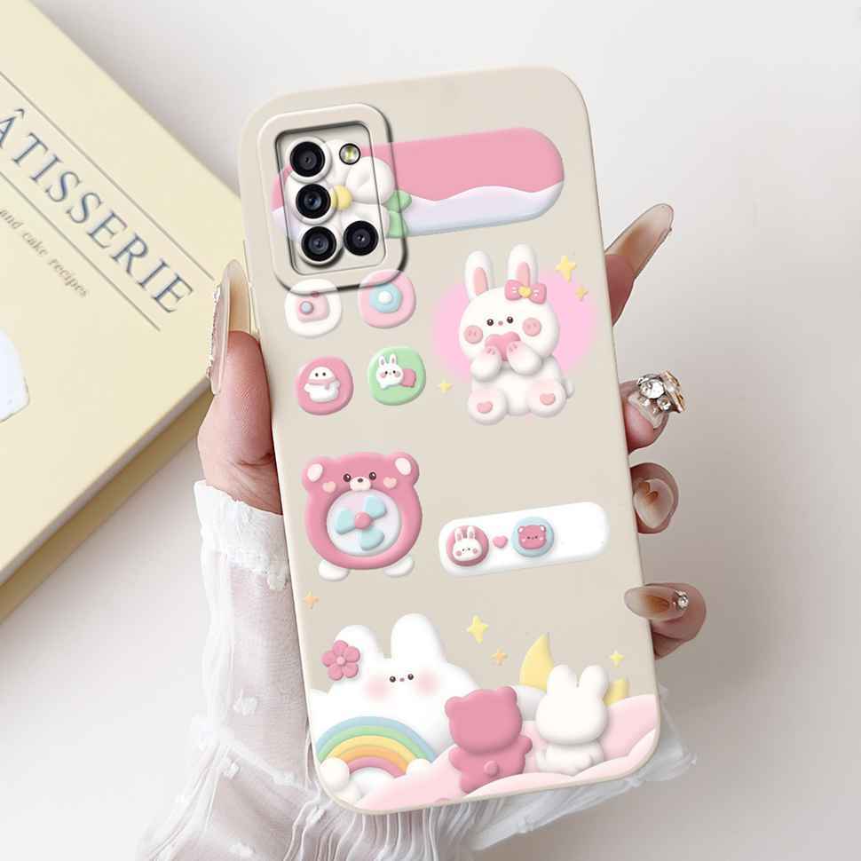 For Samsung Galaxy A31 6.4" Case Cute Cartoon Cat Soft Silicone Back Cover For Samsung a31 A31 SM-A315F 6.4" Protective Cases