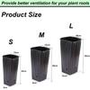 Tall Square Plant Seedling Bag Flower Plant Container with Drainage Holes Supple Breathable Pot Garden Tree Transplant Grow Bags