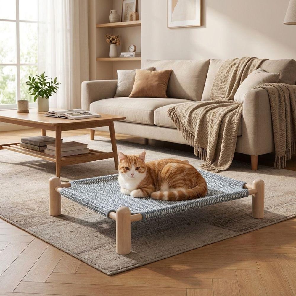 Moisture-proof Pet Camping Bed Breathable Dog Sofa Bed Dog Cot Cat Hammock Indoor Use