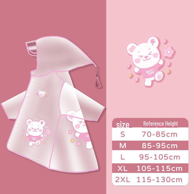 Мультяшный плащ для детей: Утолщенный, водонепроницаемый для мальчиков и девочек в детском саду и начальной школе