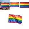 Vibrant Rainbow Lgbt Flag 5ft X 3ft Ideal For Festivals And Parades With Metal Eyelets