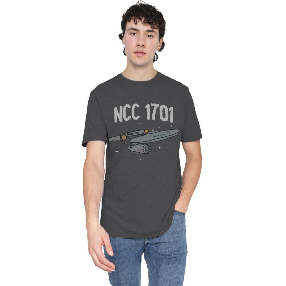 Star Trek Unisex Adult The First Enterprise T-Shirt