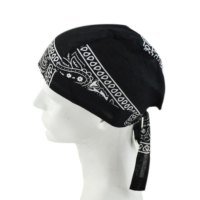 1 шт. хлопковая шапка с узором пейсли Du Rag, повязка на голову для мотоциклиста, байкера, бандана Do Doo