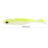 20Pcs Artificial Simulation Silicone Fishing Lure Soft Bait T Tail Soft Worm Accessory