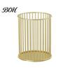 Office Desk Pen Holder Metal Holder, Nordic Organizer for Makeup Brushes, Electroplated Accessory Anti-Rust Multifunctional Storage Basket Pencils
