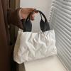 Fashionable Large-capacity Handbag for Women In Autumn and Winter New Down Cloth Bag Trendy Simple Women's Bag