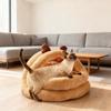 Christmas Indoor Cat House Removable Washable Warm Cat House Christmas Reindeer Theme For Small Medium Large Breeds Living Room