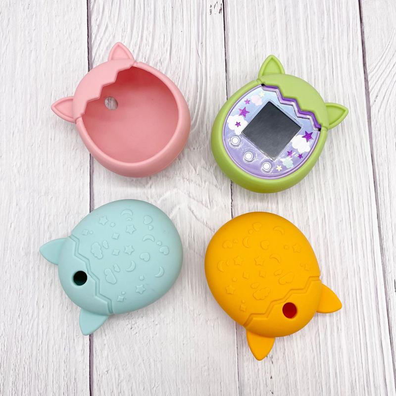 Силиконовый чехол-накладка, совместимый с Tamagotchi Pix Cute, мультяшная электронная игра-питомец, игровая консоль