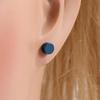 Vintage Punk Black Gift For Lover Non Piercing Round Shape Earrings Jewelry Clip Earrings Clip on
