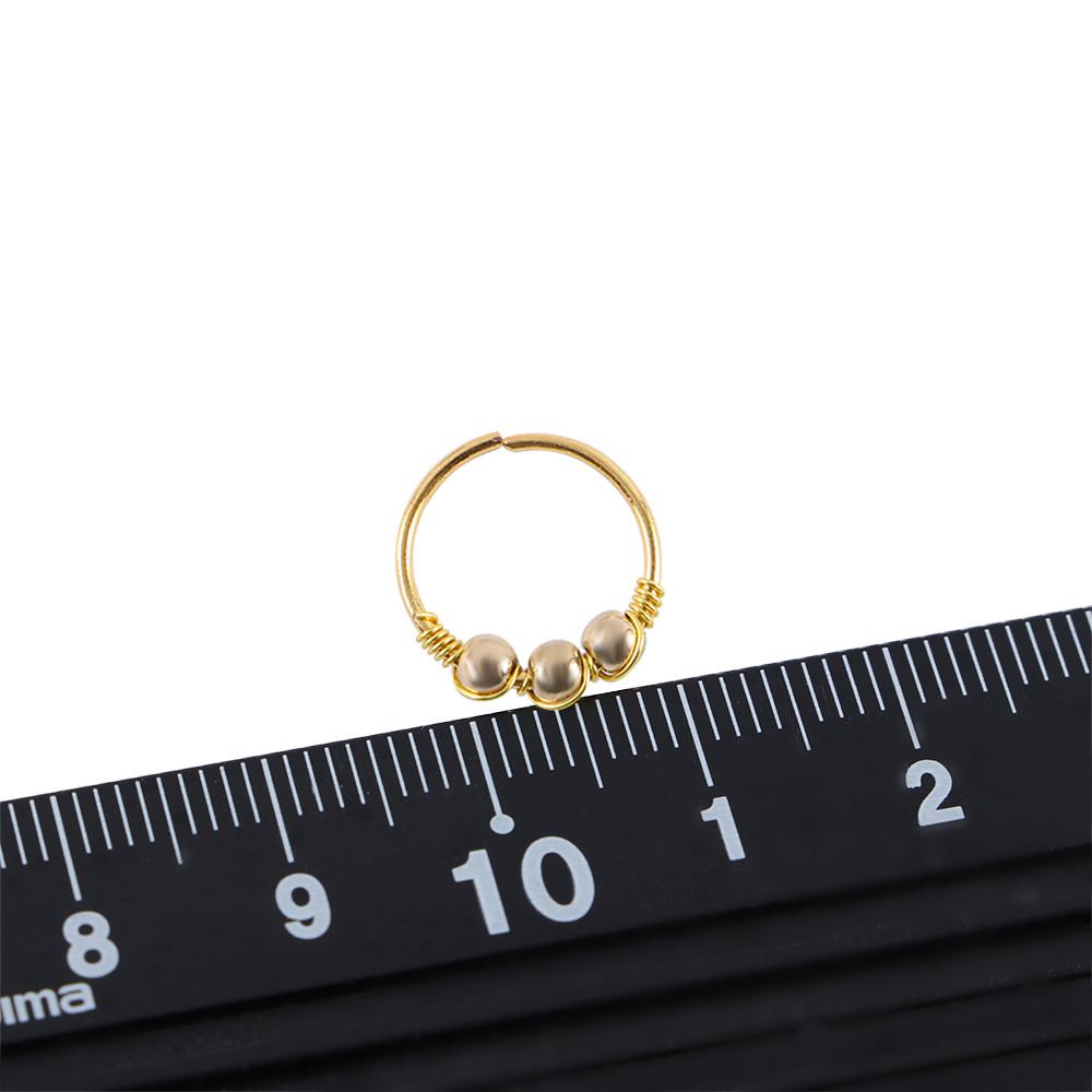 Ноздря кольцо козелок перегородка бровь хрящ спираль круглые бусины губа серьга пирсинг носа кольцо