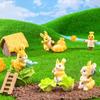 Farm Desktop Small Ornaments Rabbit Accessories Cute DIY Landscape Decoration